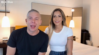 Keniamusicr - Big Titty Latina Worships Uncut Cock Ft Mick Blue