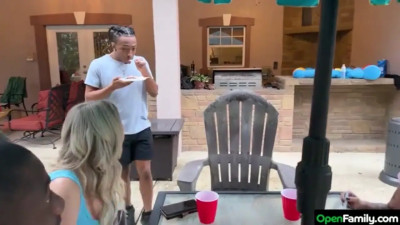 Bella Bare - Petite Blonde Bella Bare Takes On Two Big Black Cocks At The Same Time 24 01 2026