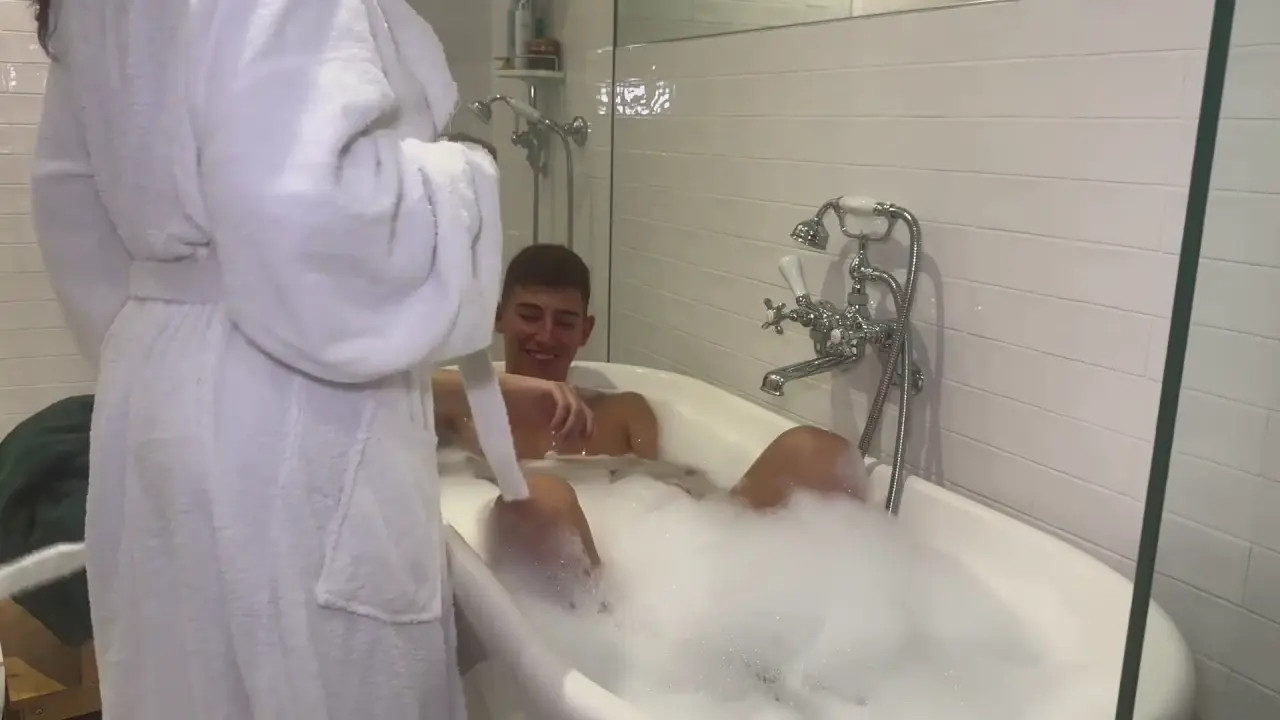 Yasmina Khan - Flirty Bath Tease Watch Me My Husband In The Tub - Watch Latest Porn Video at ePornHome.com for Free.