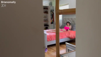 Molly Little - Petite StepDaughter Molly Little Gets Caught Playing With Pussy And Has To Fuck Big Dick StepDad