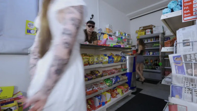 Kylie Jones Kiki Isobel Amyyy Little Slut Taking Turn On Huge Cock In Public Shop