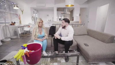 Casca Akashova - This Busty Housekeeper Is Working Overtime