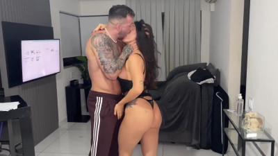 Gabi Aguilar Inked Squirter With Great Ass Gets A Hard Fuck From A Big Dick