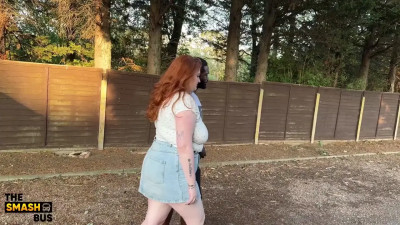 OnlyFans Flame Fantasy, Bonnie Rose - 2 Huge Boob BBWs Ruined By Two BBC