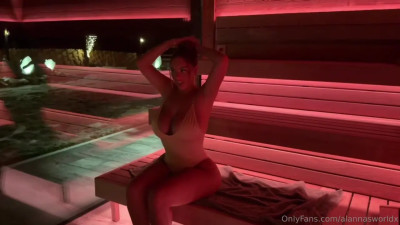 Alanna Pow - Huge Natural Bubble Babe Shower And Bedroom Sex