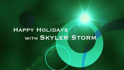 Skyler Storm - Presents Skyler Storm, A Holiday Gift Of Sucking, Fucking And Swallowing