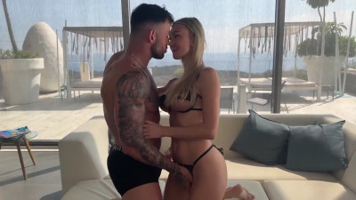 Frances Bentley - Filling Beautiful Pussy With Cream In Outdoor Couch Sex